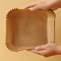 AIRFRYER SQUARE BAKING PAPER MOLD - 100 PCS PAPERSQUARE NUFRY